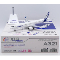 Macheta JC Wings Airbus A321neo House Color F-WWAB Scale 1:200
