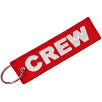 Breloc brodat Crew