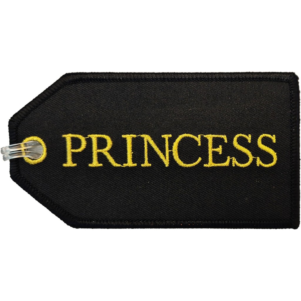 Eticheta bagaj brodata Princess