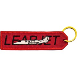 Breloc brodat LEARJET RBF