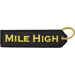 Breloc brodat Mile High