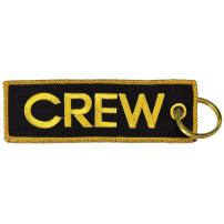 Breloc brodat CREW
