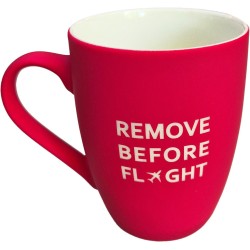 Cana ceramica cauciucata Remove Before Flight