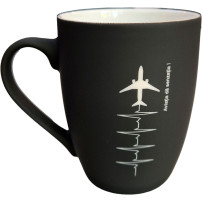 Aviatia da senzatia! Rubber Coated Mug