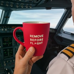 Cana ceramica cauciucata Remove Before Flight
