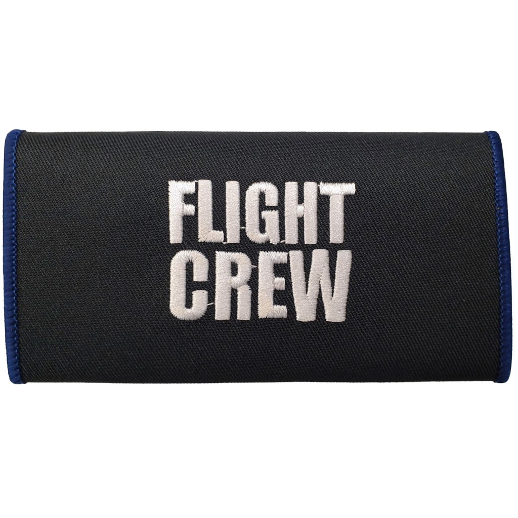 Husa maner bagaj Flight Crew Gri - Albastru
