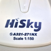 Macheta HiSky Airbus A321-271NX (LR) YR-WIN Scara 1:150
