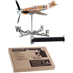 Indicator de directie a vantului din otel inoxidabil Bf109F-4 by Hans-Joachim Marseille - Kit complet