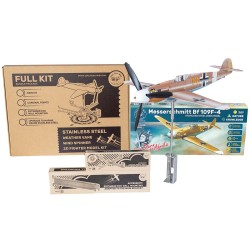 Indicator de directie a vantului din otel inoxidabil Bf109F-4 by Hans-Joachim Marseille - Kit complet