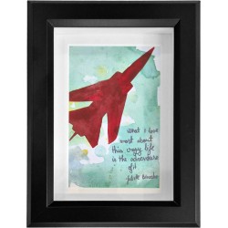 Print pe hartie inramat - What I Love - 16.5 x 21.5 cm