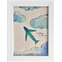 Print pe hartie inramat - I belong in the air - 16.5 x 21.5 cm