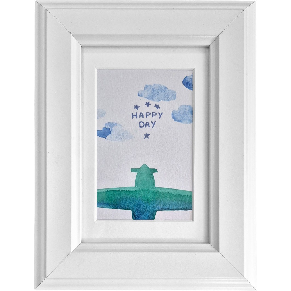 Print pe hartie inramat - Happy Day - 16.5 x 21.5 cm