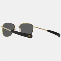 Ochelari de soare Randolph DriveWorks 23k Satin Gold Aviator