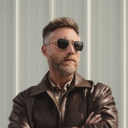 Ochelari de soare Randolph Aviator - Military Special Edition - 23k Gold