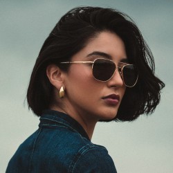 Ochelari de soare Randolph Aviator - Military Special Edition - 23k Gold