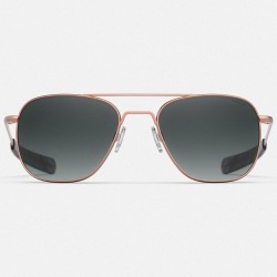 Ochelari de soare Randolph Aviator 22k Satin Rose Gold