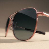 Ochelari de soare Randolph Aviator 22k Satin Rose Gold