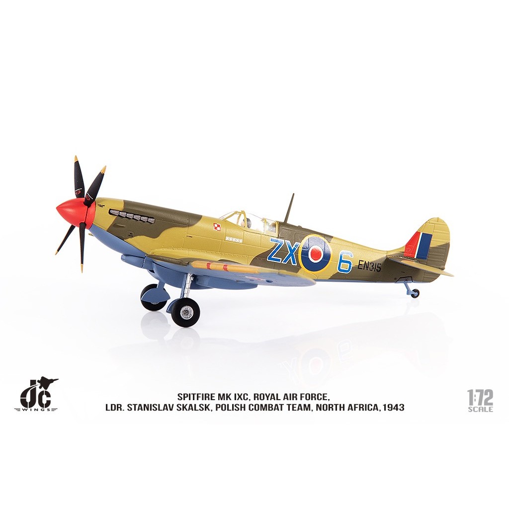 JC Wings Supermarine Spitfire MK Ixc RAF Royal Air Force Scale 1:72 Aircraft Model
