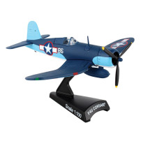 Macheta Postage Stamp Chance Vought F4U Corsair U.S. Navy USN "Pappy Boyington" VMF-86 Scara 1:100