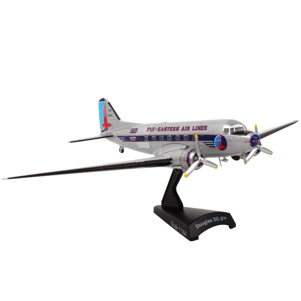 Postage Stamp Douglas DC-3 Eastern Scale 1:144 Aircraft Model