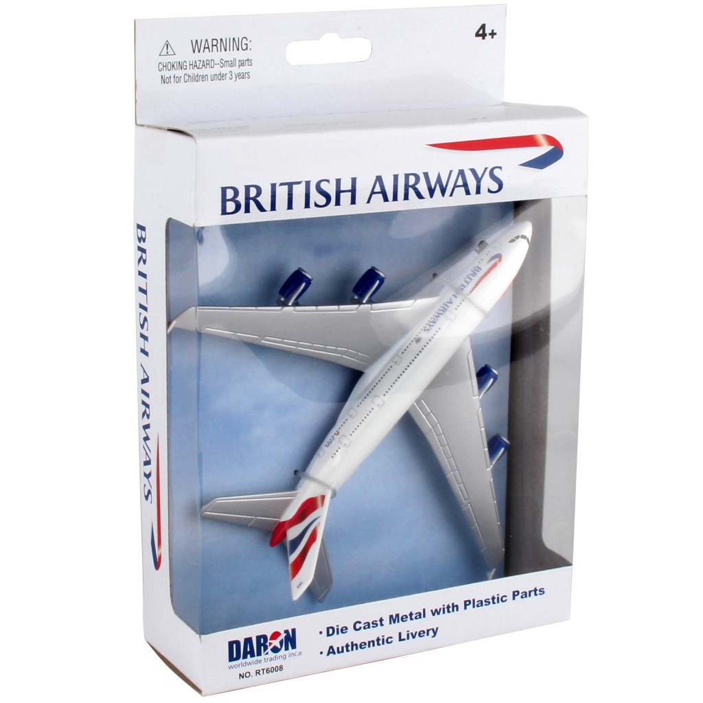 Airbus A380 British Airways Single Toyplane