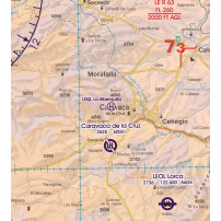 Spania Harta VFR ICAO Rogers Data 2026