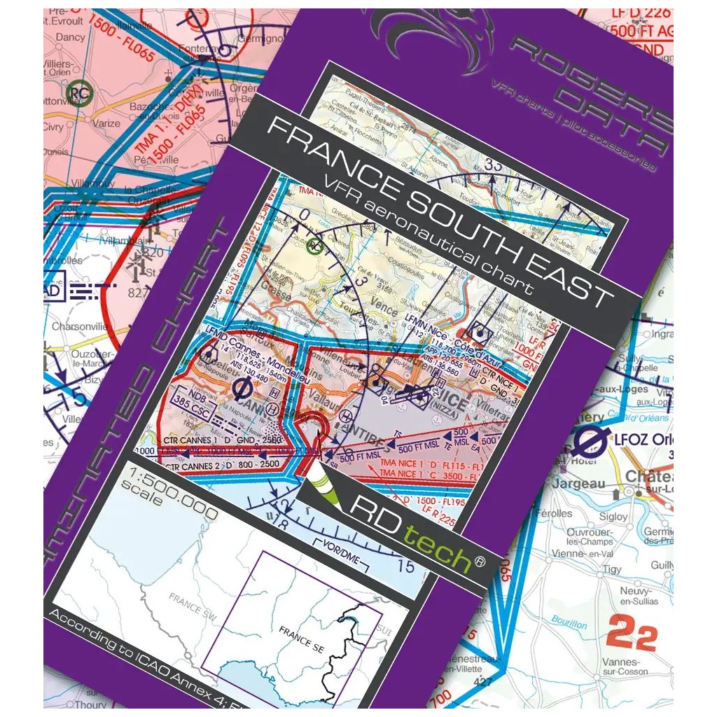 Franta SE Harta VFR ICAO Rogers Data 2026
