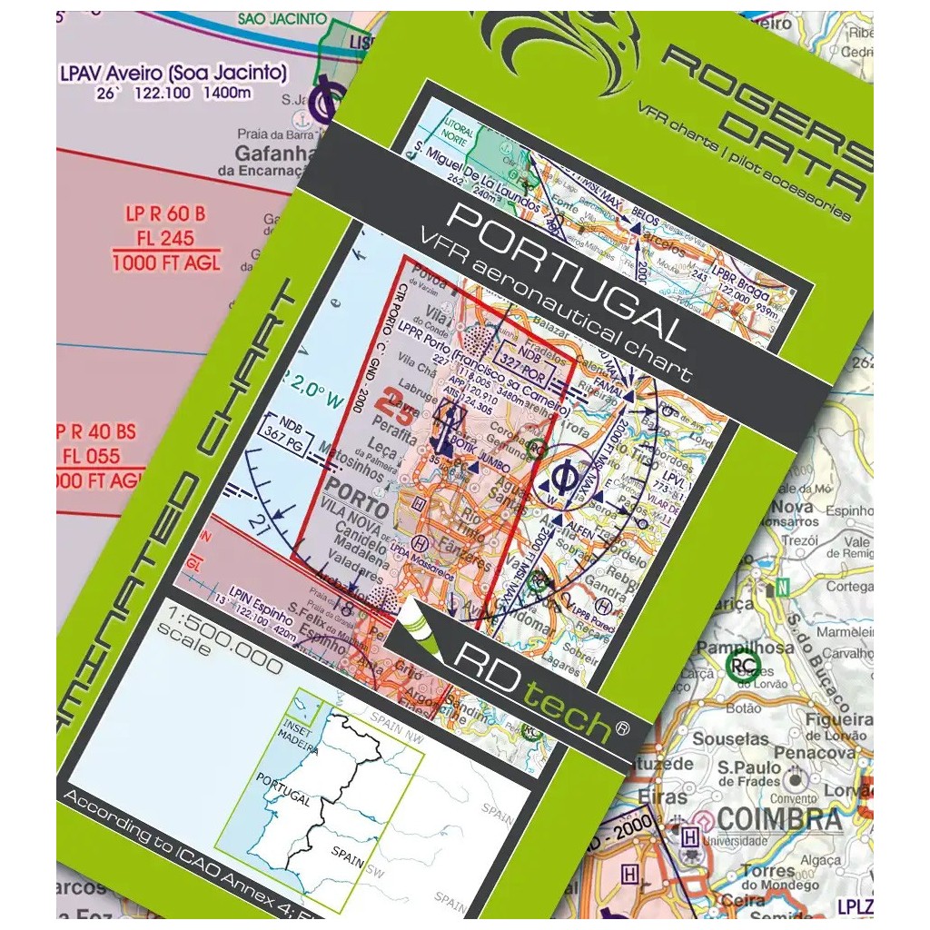 Portugalia Harta VFR ICAO Rogers Data 2026