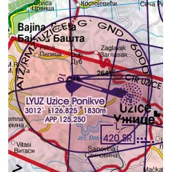 Serbia Harta VFR ICAO Rogers Data 2026