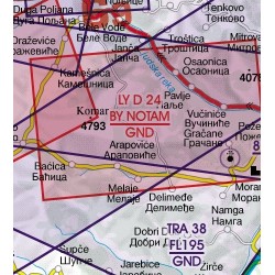 Serbia Harta VFR ICAO Rogers Data 2026