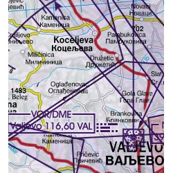 Serbia VFR ICAO Chart Rogers Data 2026