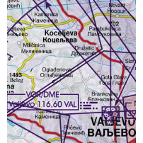 Serbia Harta VFR ICAO Rogers Data 2026