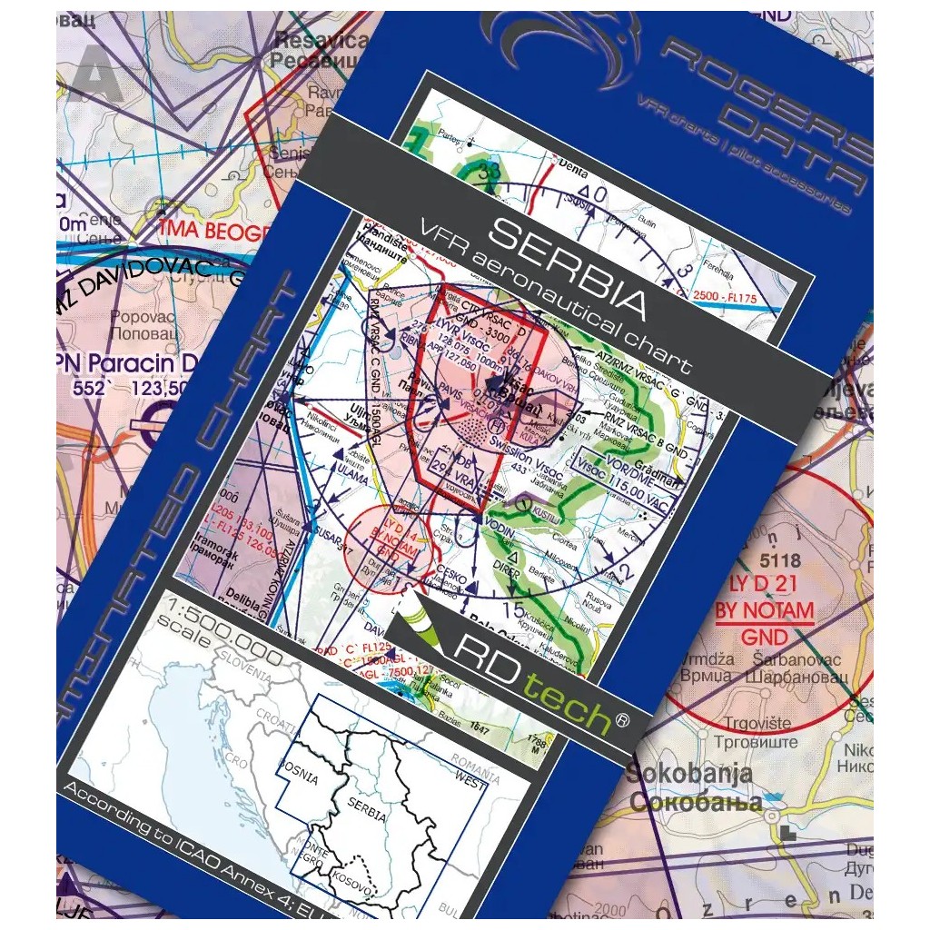 Serbia Harta VFR ICAO Rogers Data 2026