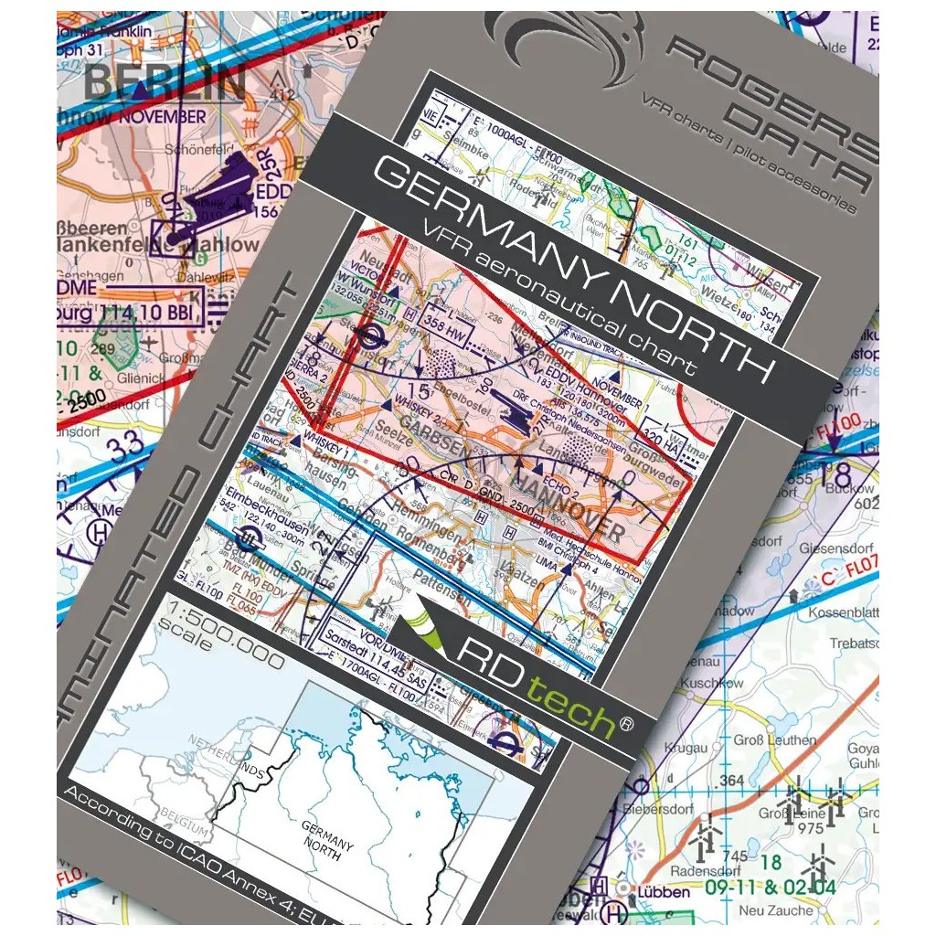 Germany VFR ICAO Chart Rogers Data 2026