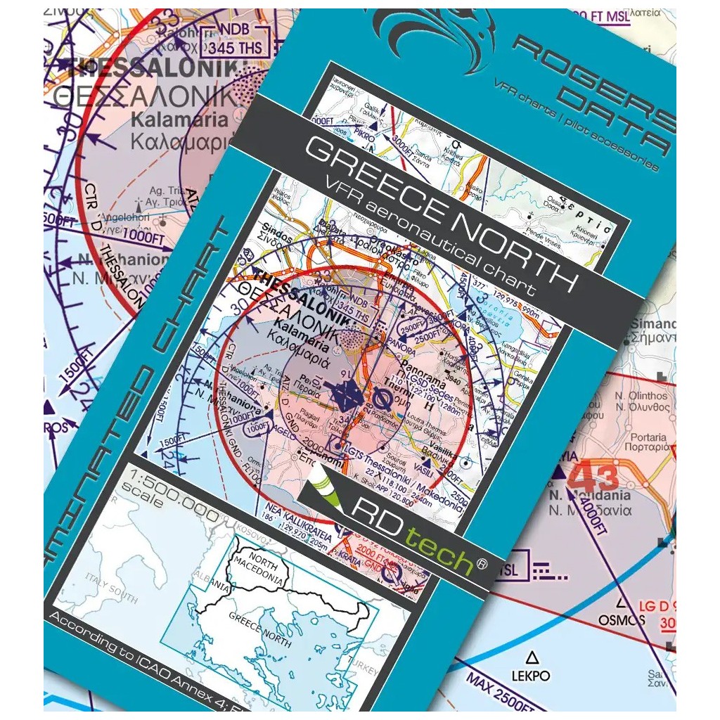 Greece VFR ICAO Chart Rogers Data 2026