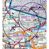 Austria Set 4 harti VFR ICAO Rogers Data 2026