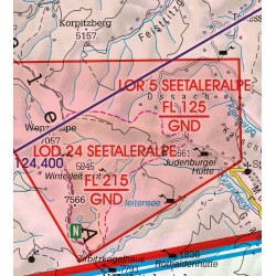 Austria Set 4 harti VFR ICAO Rogers Data 2026