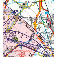 Austria Set 4 harti VFR ICAO Rogers Data 2026