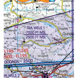 Austria Set 4 harti VFR ICAO Rogers Data 2026