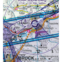 Austria Set 4 harti VFR ICAO Rogers Data 2026