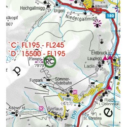 Austria Set 4 harti VFR ICAO Rogers Data 2026