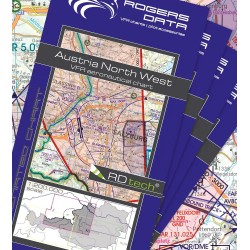 Austria Set 4 harti VFR ICAO Rogers Data 2026