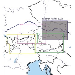 Austria Set of 4 Rogers Data VFR ICAO Charts 2026