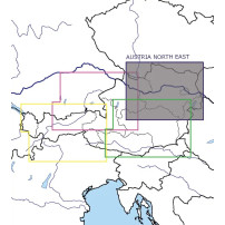 Austria Set of 4 Rogers Data VFR ICAO Charts 2026