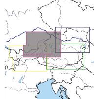 Austria Set of 4 Rogers Data VFR ICAO Charts 2026