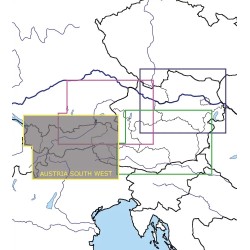 Austria Set 4 harti VFR ICAO Rogers Data 2026