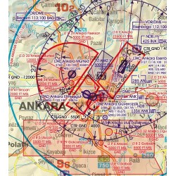 Turcia VFR ICAO Chart 2026 - 1:1.000.000