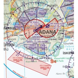 Türkiye VFR ICAO Chart 2026 - 1:1.000.000
