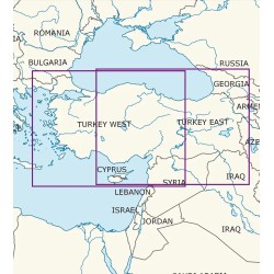 Turcia VFR ICAO Chart 2026 - 1:1.000.000