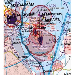 U.A.E.-Qatar-Bahrain VFR ICAO Chart 2026 - 1:1.000.000